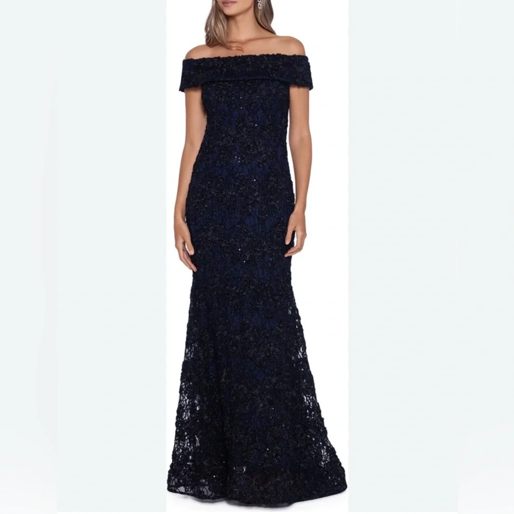 black off shoulder floral lace maxi dress Women's Gothic Off Shoulder Side Slit Floral Lace Wedding Dress – Punk  Design